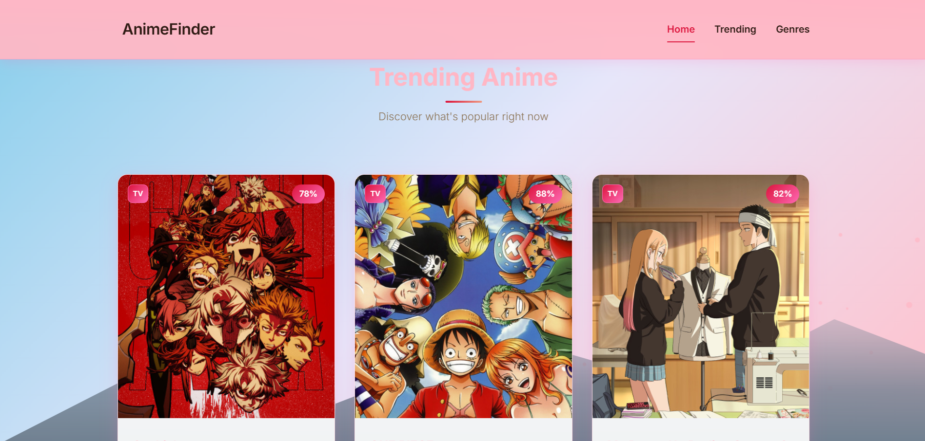 Anime Finder Preview